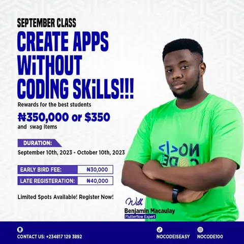 Create apps without coding skills with Benjamin Macaulay